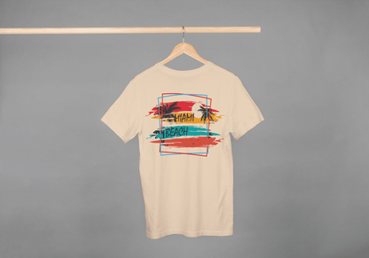 Miami Beach Abstract Art: Vibrant Coastal Design - Essentia Attire