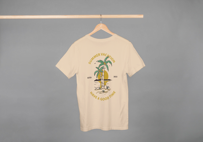 Summer Vacation "Have a Good Time": Tropical Island Tee - Essentia Attire