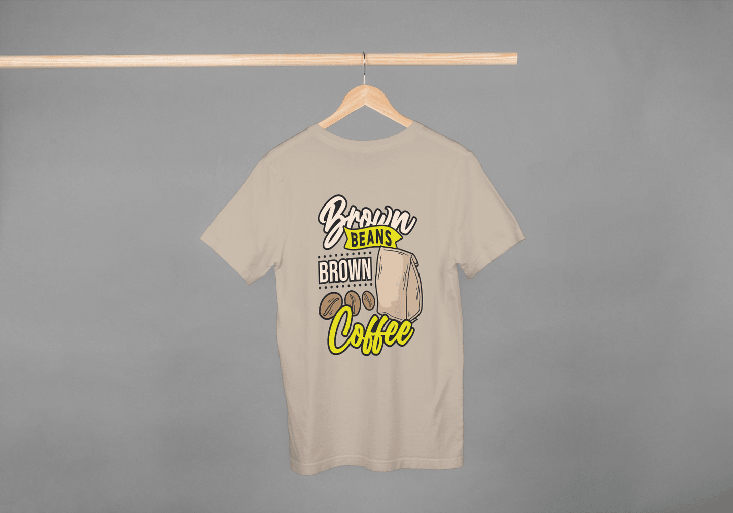 Brown Beans Brown Coffee: Coffee Lover Graphic Tee - Essentia Attire