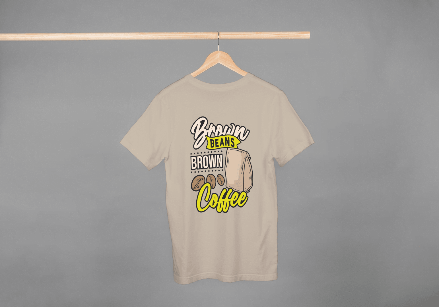 Brown Beans Brown Coffee: Coffee Lover Graphic Tee - Essentia Attire