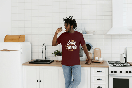 Every Day is Coffee Day: Coffee Lover Graphic Tee - Essentia Attire