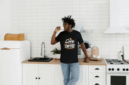 Every Day is Coffee Day: Coffee Lover Graphic Tee - Essentia Attire