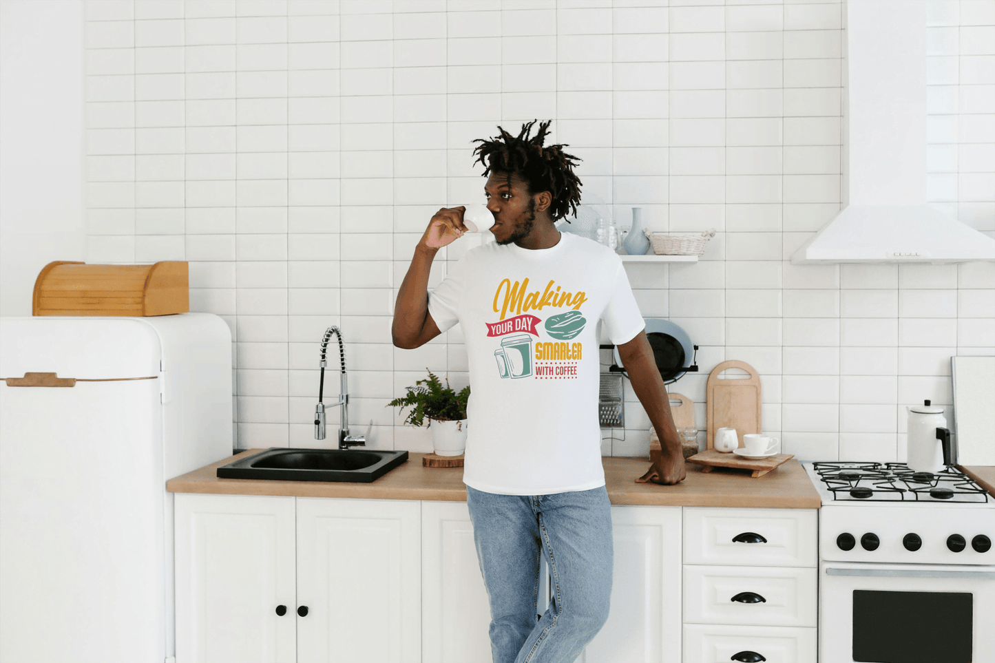 Making Your Day Smarter Coffee: Brain Boost Tee - Essentia Attire