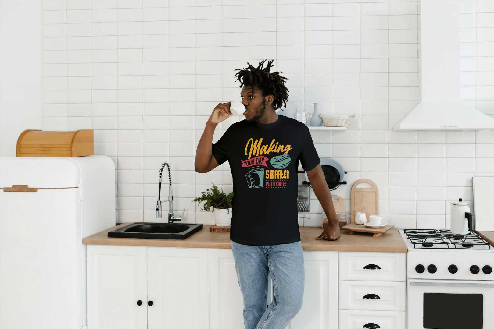 Making Your Day Smarter Coffee: Brain Boost Tee - Essentia Attire