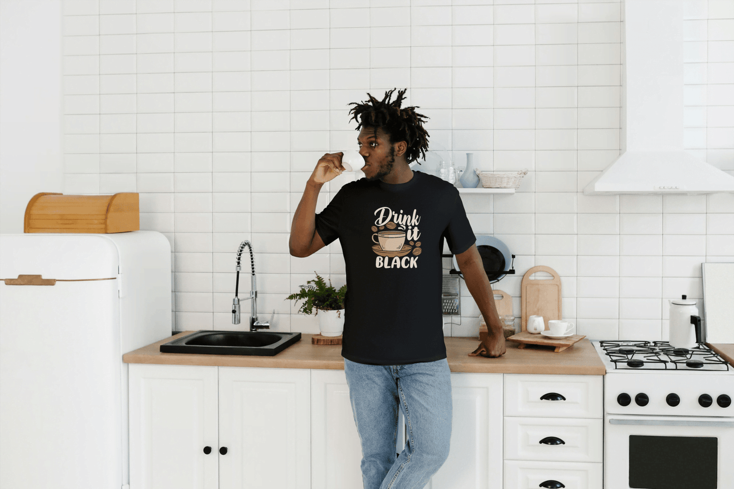 Drink It Black Coffee: Coffee Purist Tee - Essentia Attire