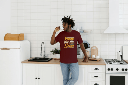 Release Your Sense Coffee Tee: Relaxing Brew Graphic Tee - Essentia Attire