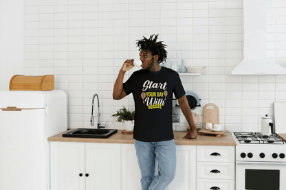 Start Your Day With Coffee: Morning Brew Tee - Essentia Attire