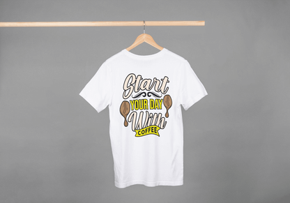 Start Your Day With Coffee: Morning Brew Tee - Essentia Attire