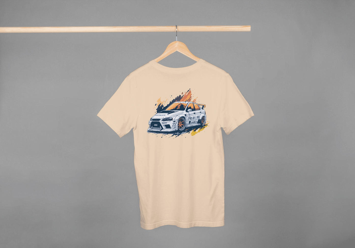 Nissan Skyline R34 Drift Car: Dynamic Car Enthusiast Tee - Essentia Attire