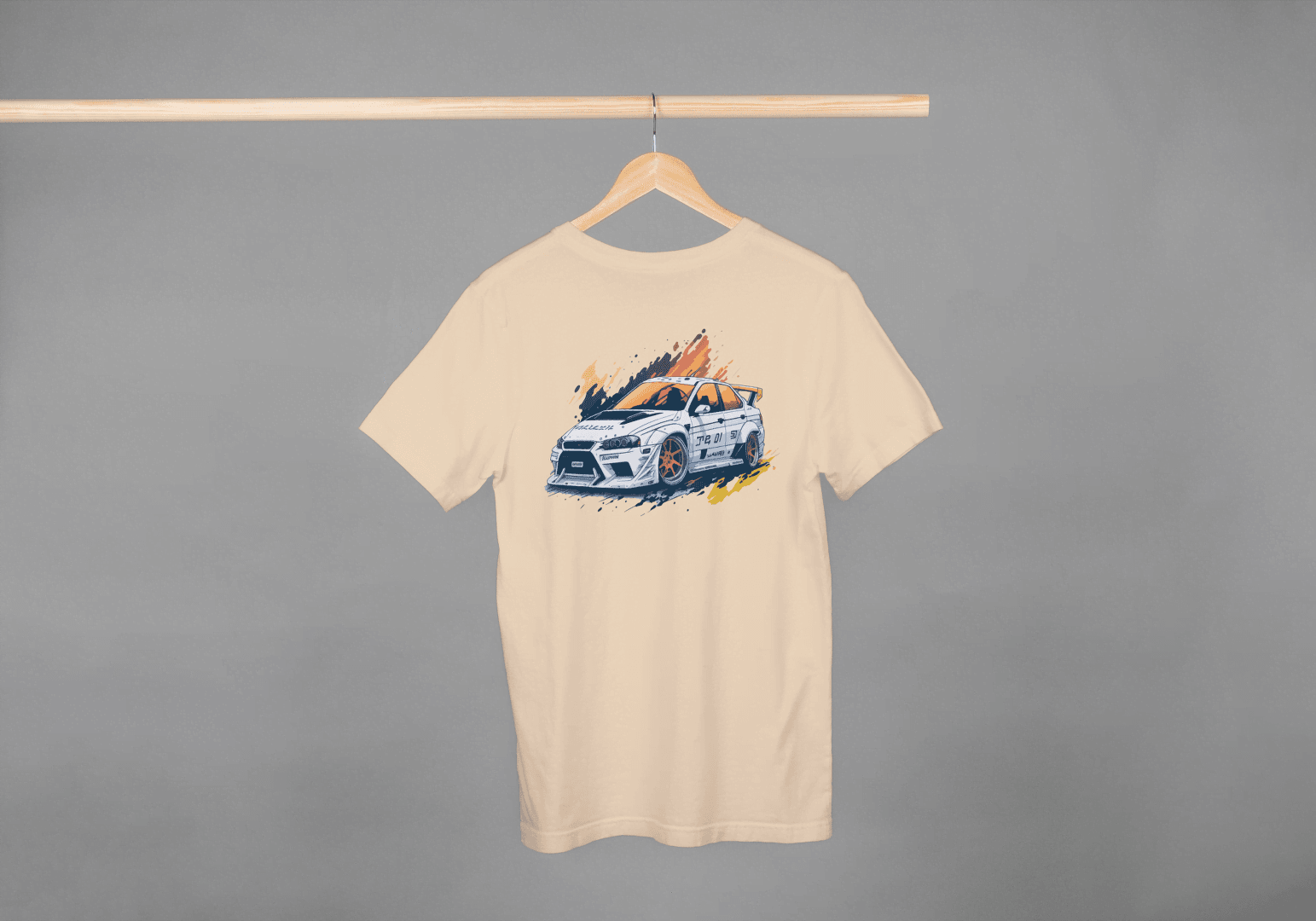 Nissan Skyline R34 Drift Car: Dynamic Car Enthusiast Tee - Essentia Attire