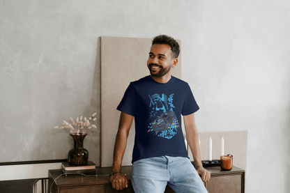 Cyberpunk Dynamic Car: Futuristic Graphic Tee - Essentia Attire