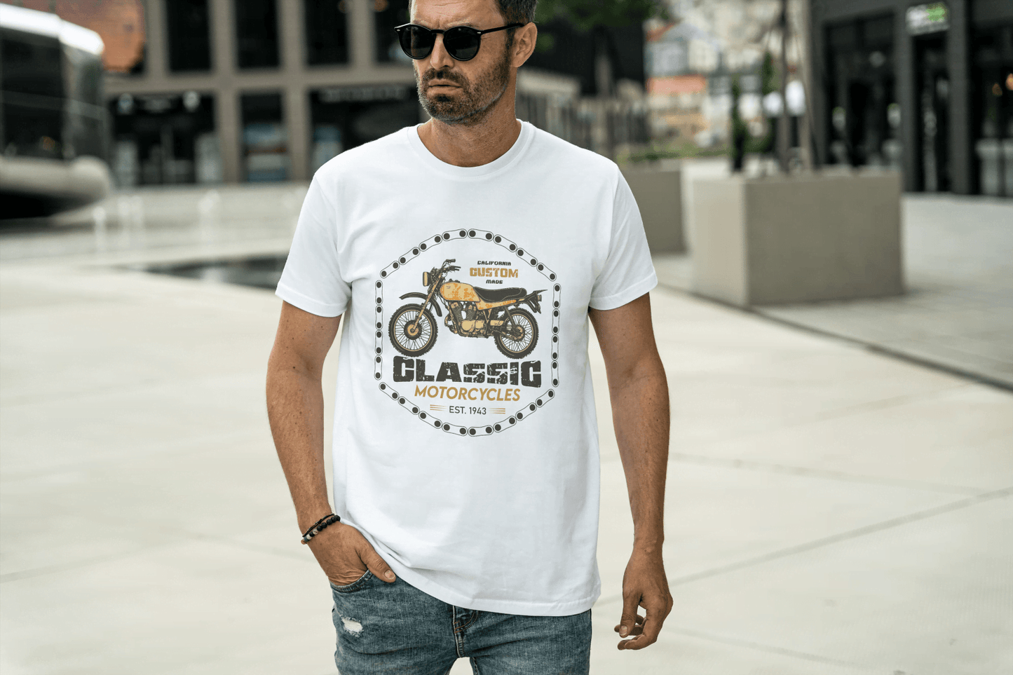 Classic Motorcycles: Est 1963 Vintage Bike Graphic Tee - Essentia Attire
