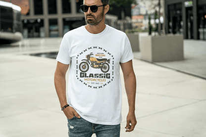 Classic Motorcycles: Est 1963 Vintage Bike Graphic Tee - Essentia Attire