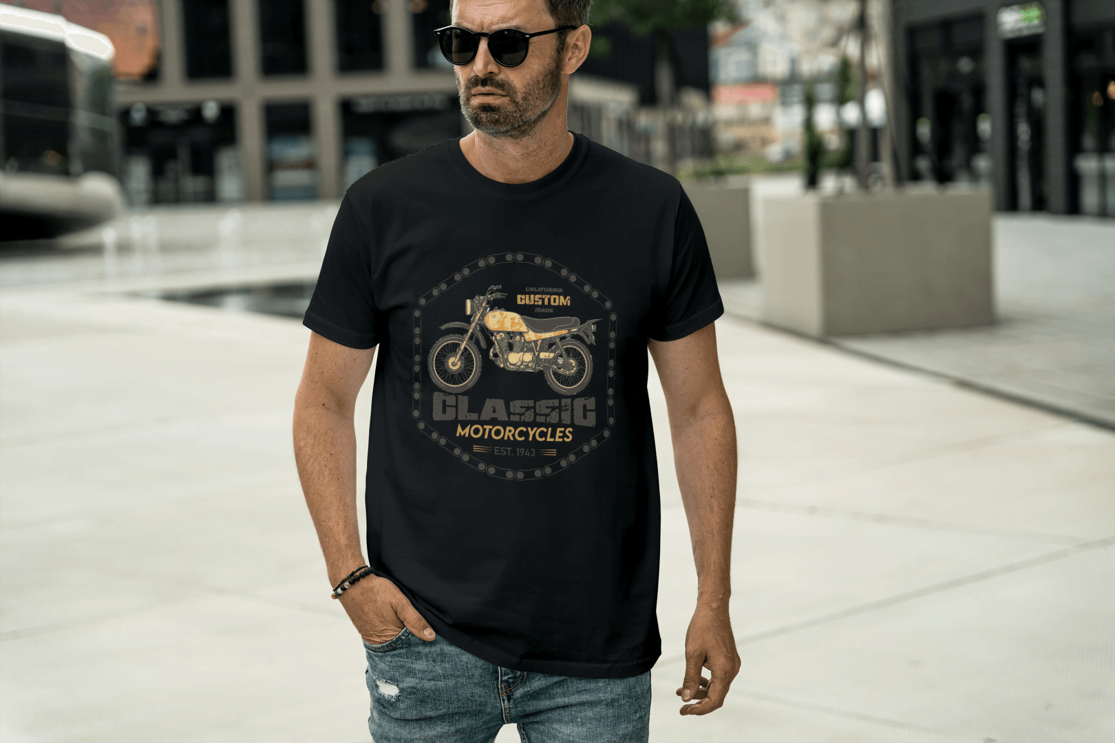 Classic Motorcycles: Est 1963 Vintage Bike Graphic Tee - Essentia Attire