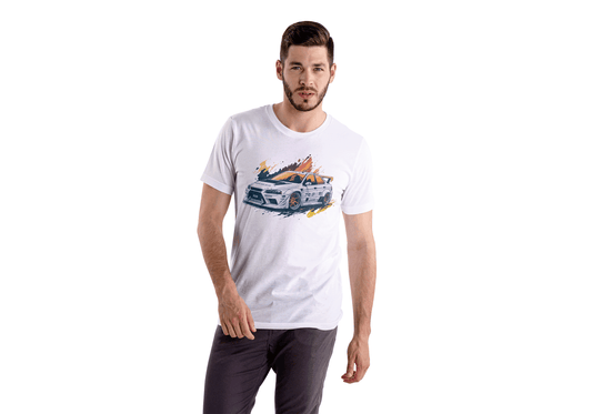 Nissan Skyline R34 Drift Car: Dynamic Car Enthusiast Tee - Essentia Attire