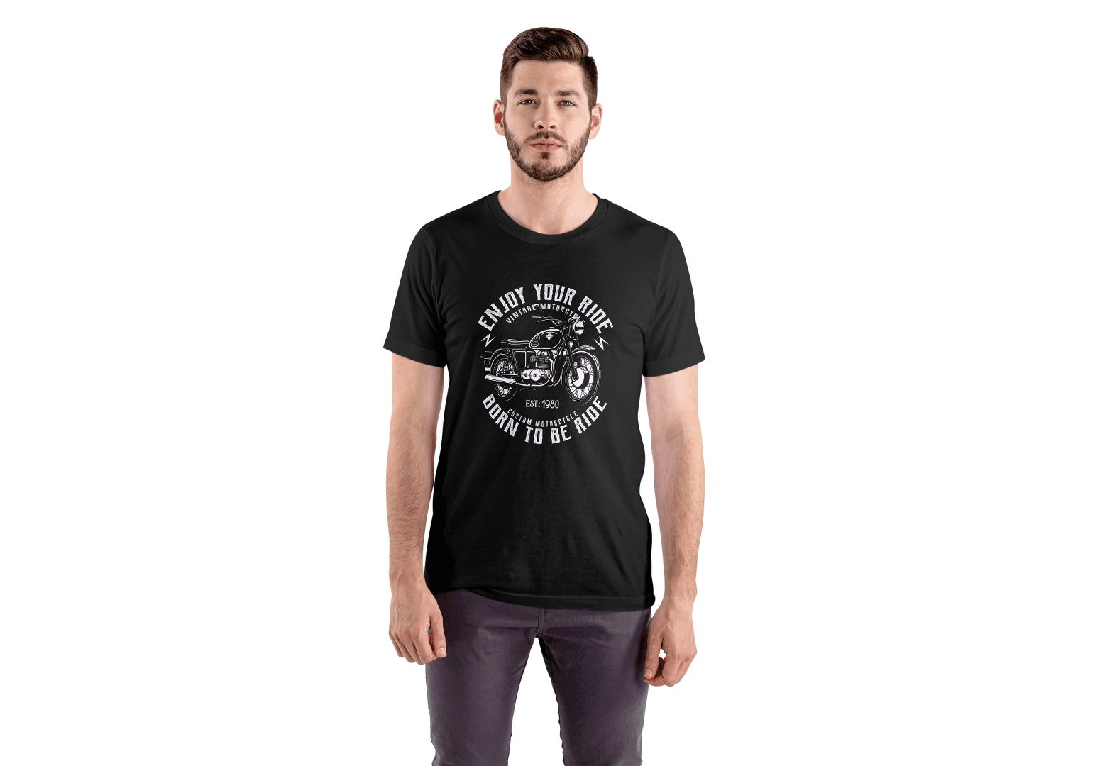 Enjoy Your Ride Vintage: Born To Be Ride - Essentia Attire