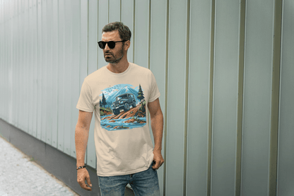 Off-Road Jeep Adventure: Mountain Trail Graphic Tee - Essentia Attire