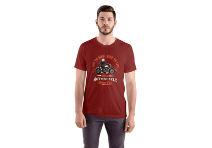 Live To Ride: Vintage Motorcycle - Essentia Attire