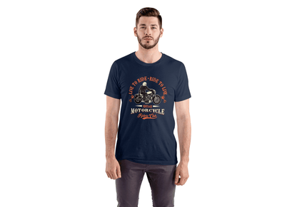 Live To Ride: Vintage Motorcycle - Essentia Attire