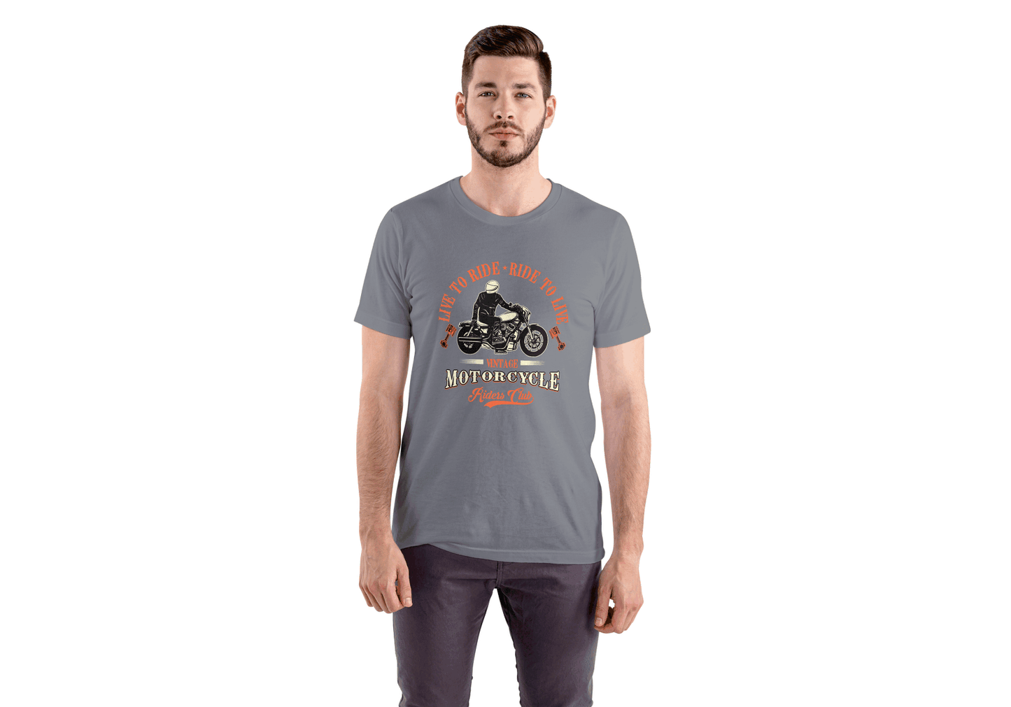 Live To Ride: Vintage Motorcycle - Essentia Attire