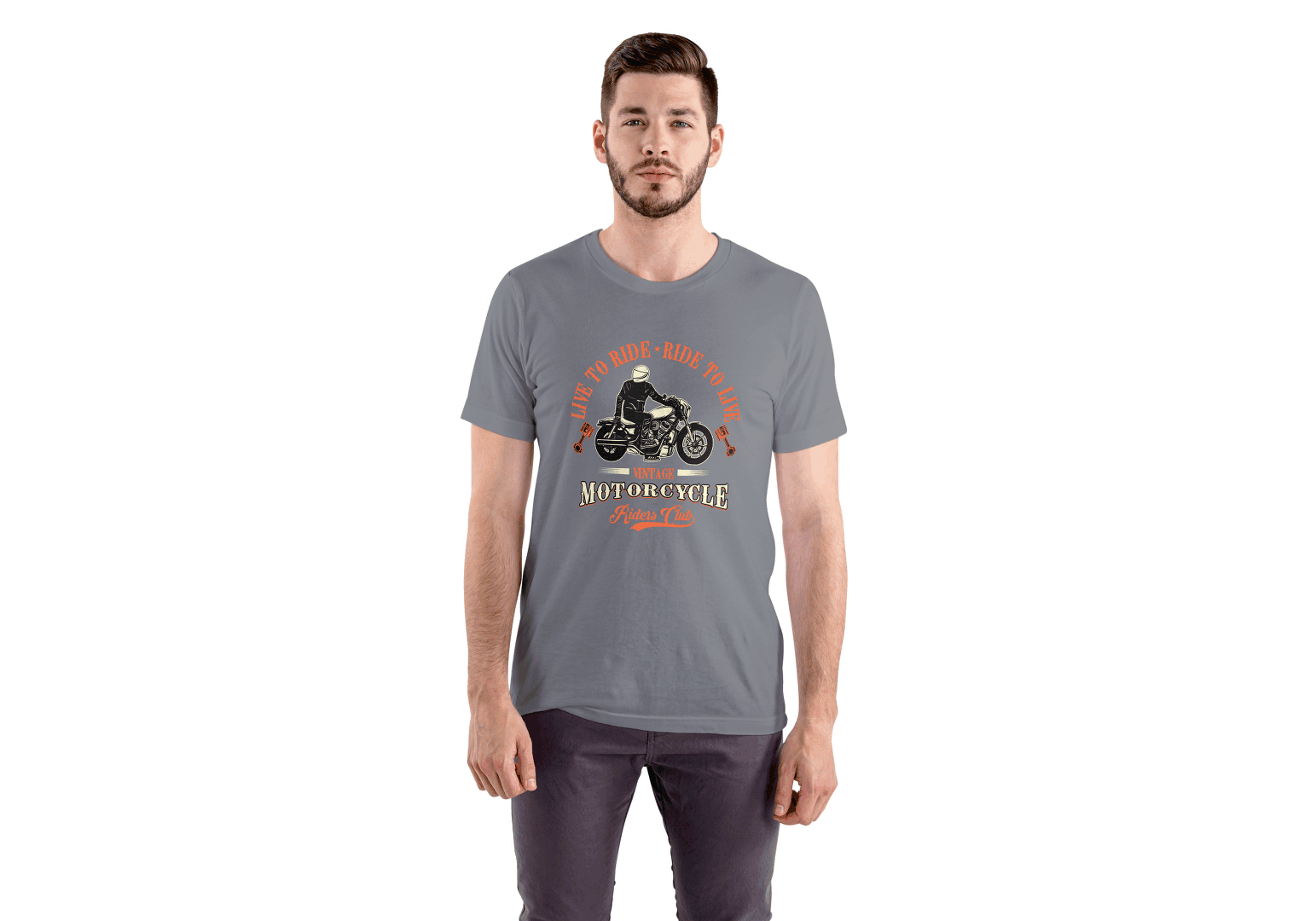 Live To Ride: Vintage Motorcycle - Essentia Attire