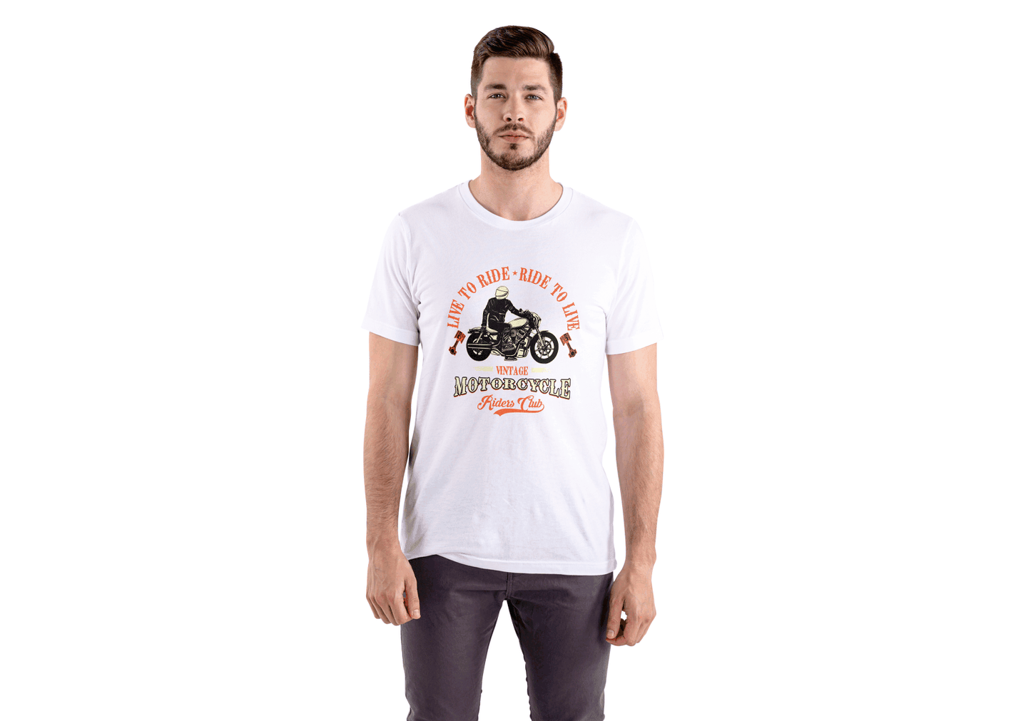 Live To Ride: Vintage Motorcycle - Essentia Attire