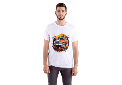 Vintage Off-Road Truck: Retro 4x4 Adventure Tee - Essentia Attire