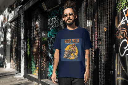 Passionate Biker T-Shirt Graphic Tee - Essentia Attire
