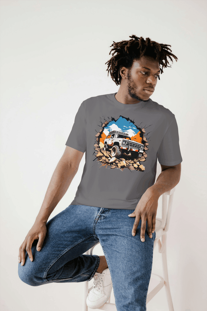 Off-Road Breakout: Mountain Explorer Graphic Tee - Essentia Attire