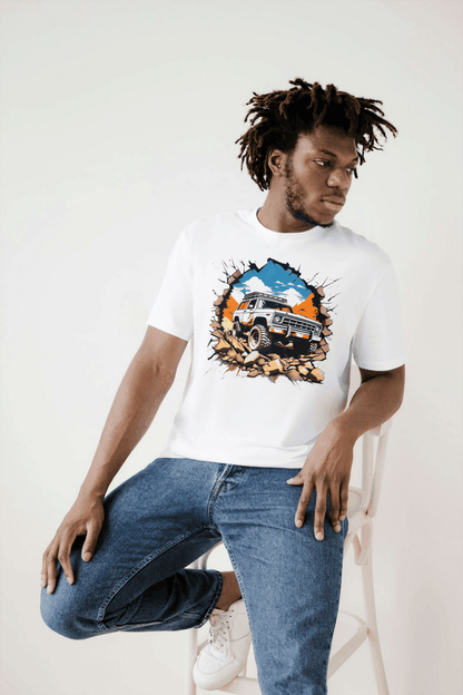 Off-Road Breakout: Mountain Explorer Graphic Tee - Essentia Attire