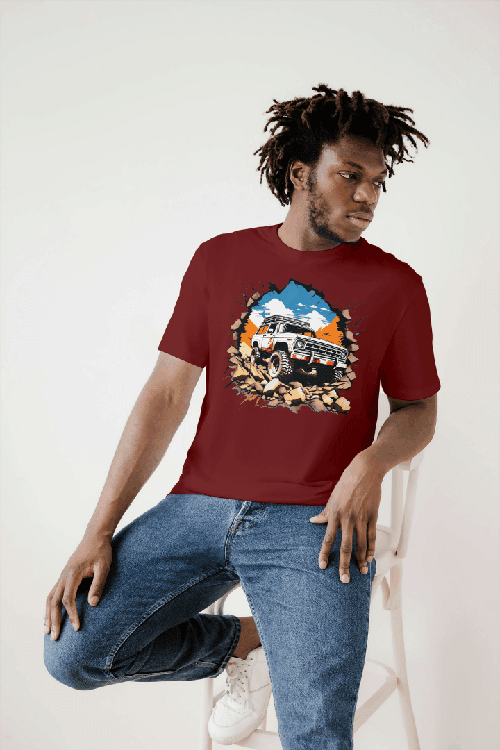 Off-Road Breakout: Mountain Explorer Graphic Tee - Essentia Attire