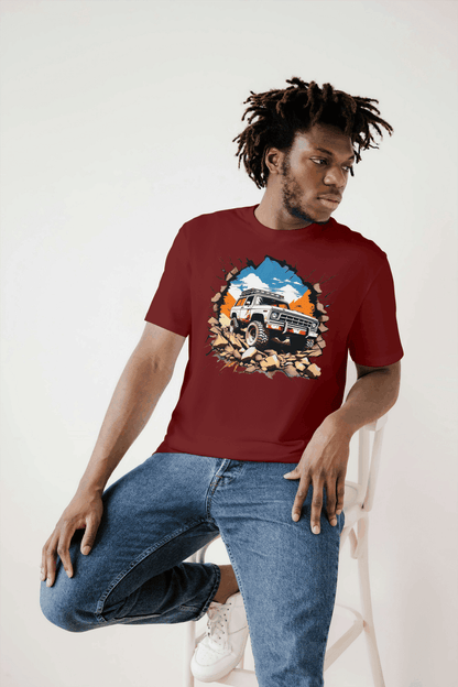 Off-Road Breakout: Mountain Explorer Graphic Tee - Essentia Attire