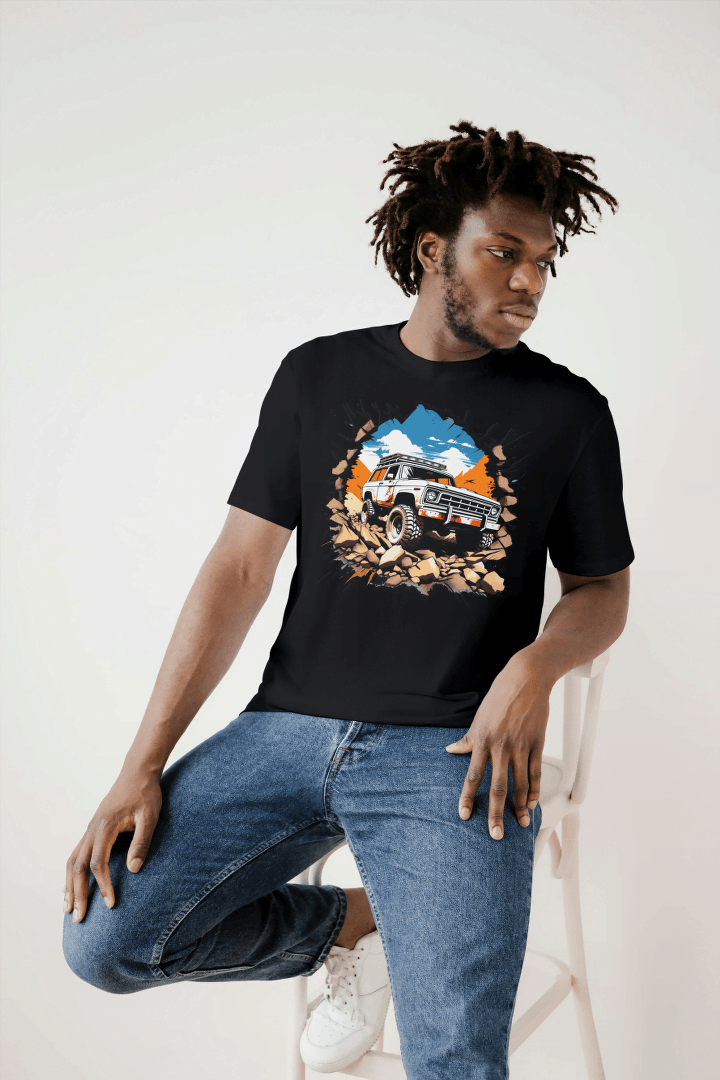 Off-Road Breakout: Mountain Explorer Graphic Tee - Essentia Attire