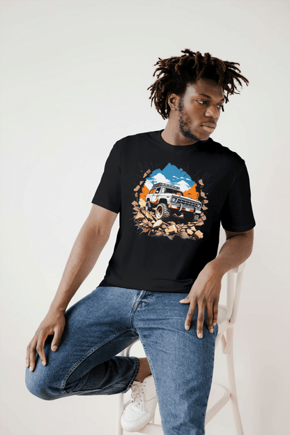 Off-Road Breakout: Mountain Explorer Graphic Tee - Essentia Attire