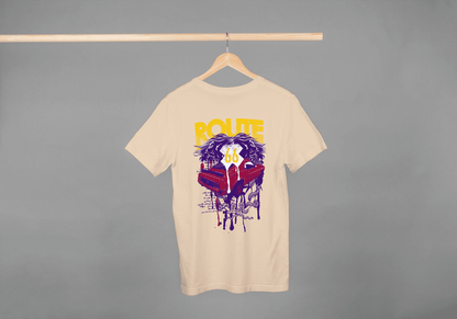 Men's Route 66 Classic Car Dripping: Vintage Road Trip - Essentia Attire
