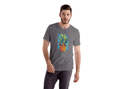 Cool Pineapple: Tropical Vibe Pineapple Tee - Essentia Attire
