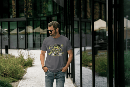 Chibi Green Strongman GRRR: Superhero Fan Tee - Essentia Attire
