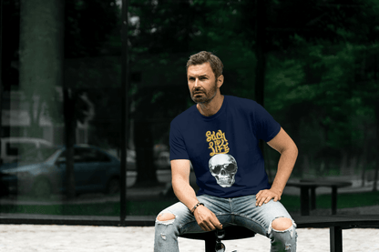 Such is Life Skull: Edgy Philosophical Tee - Essentia Attire