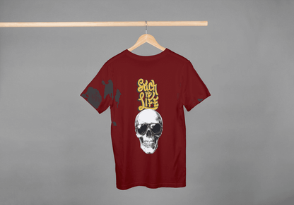 Such is Life Skull: Edgy Philosophical Tee - Essentia Attire