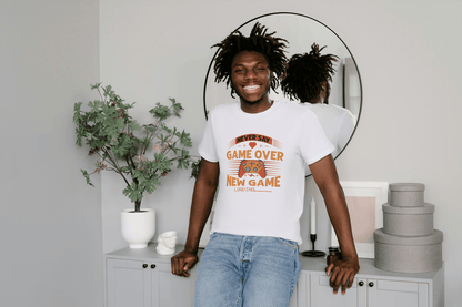 New Game Loading Gamer: Never Say Game Over Tee - Essentia Attire