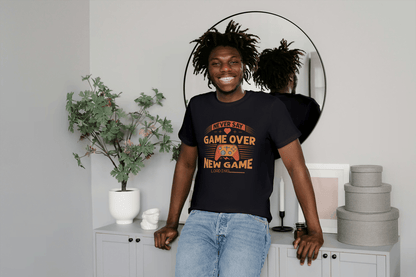 New Game Loading Gamer: Never Say Game Over Tee - Essentia Attire