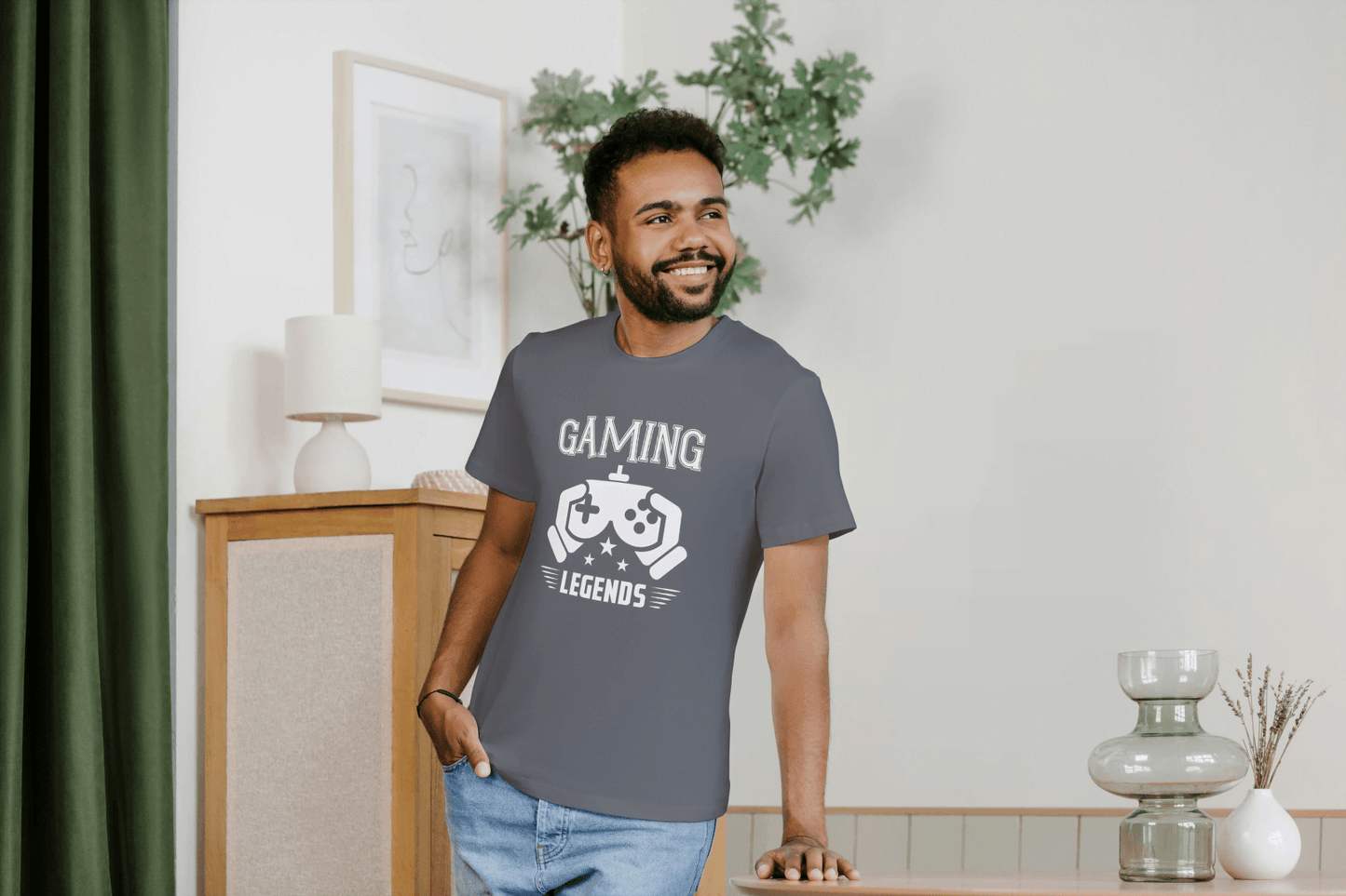 Gaming Legends: Retro Controller Tee - Essentia Attire