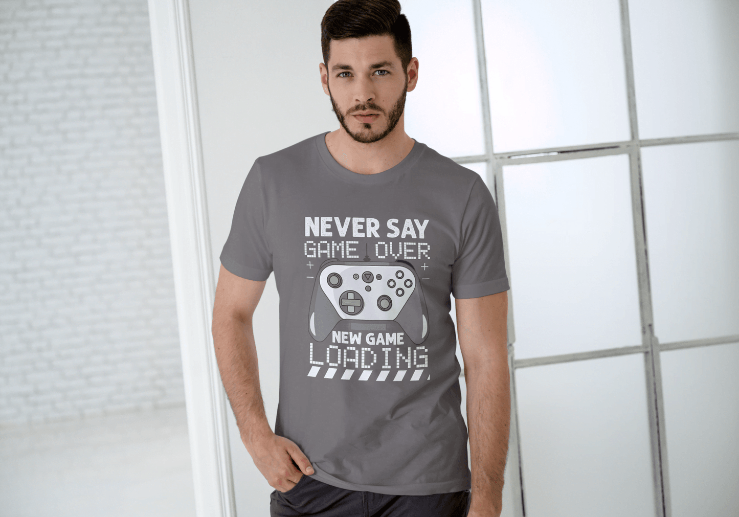 Never Say Game Over: Gamers Tee - Essentia Attire