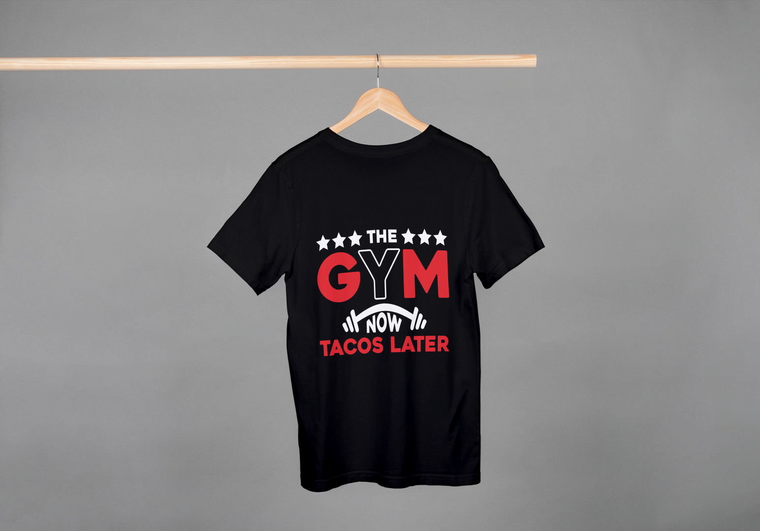 The Gym Now Tacos Later" Motivational: Funny Workout Tee - Essentia Attire