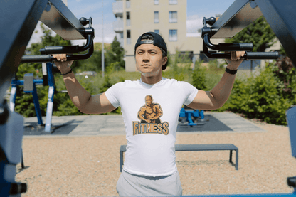 Men's Fitness Bodybuilder: Gym Motivation Tee - Essentia Attire