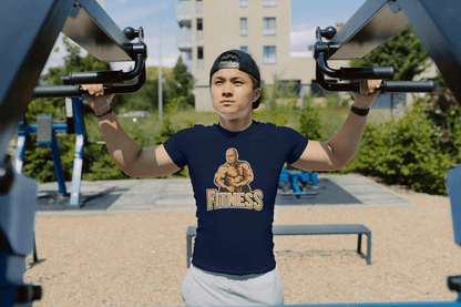 Men's Fitness Bodybuilder: Gym Motivation Tee - Essentia Attire