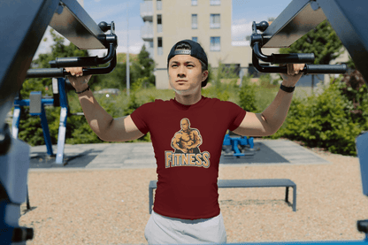 Men's Fitness Bodybuilder: Gym Motivation Tee - Essentia Attire