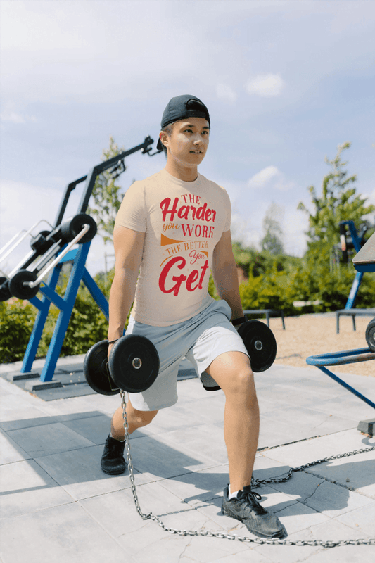 The Harder You Work The Better You Get Gym: Motivational Tee - Essentia Attire