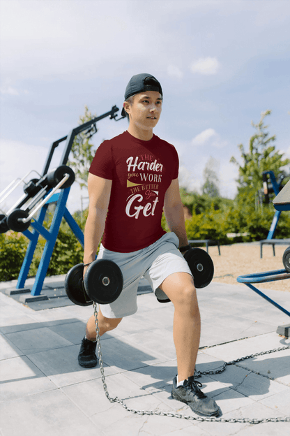 The Harder You Work The Better You Get Gym: Motivational Tee - Essentia Attire
