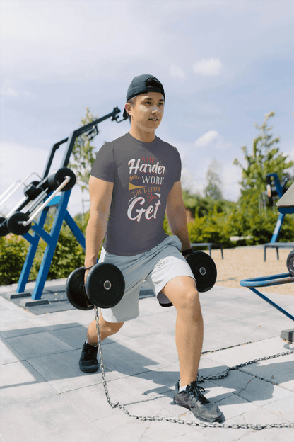 The Harder You Work The Better You Get Gym: Motivational Tee - Essentia Attire